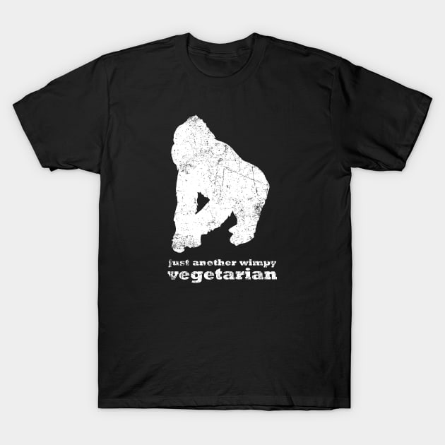 Just Another Wimpy Vegetarian GORILLA T-Shirt by ClothedCircuit